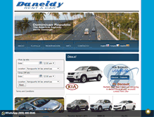 Tablet Screenshot of daneidyrentacar.com